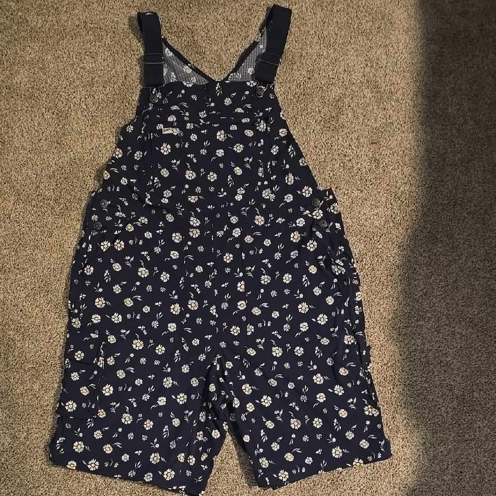 Duluth Women's Daisy Gardening Bib Overalls Shorts